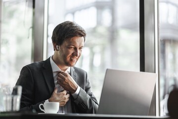 Portrait of a business person sitting in office