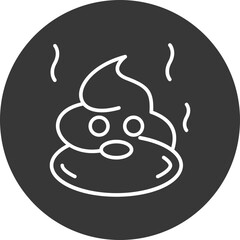 Poop Vector Icon Design