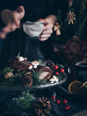 christmas table setting