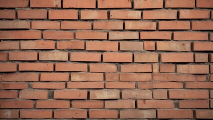 Obraz premium red brick wall with texture as background