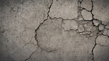 Fototapeta premium top view of old cracked asphalt texture as background