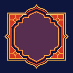Rectangular frames of the Arabic pattern