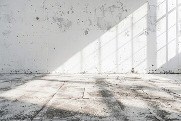 Obraz premium White background on cement floor texture - concrete texture - old vintage grunge texture design - large image in high resolution, retro, smartphone camera, wide-angle, dusk, urban, digital