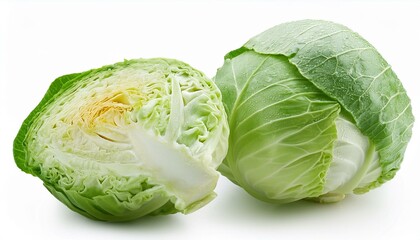 cabbage isolated on white background