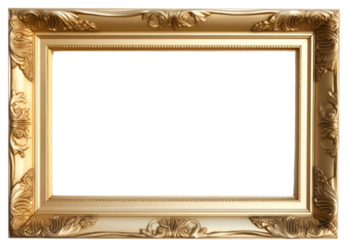 PNG Chorme frame classic vintage painting art photo frame.