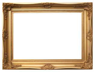 PNG Gold frame classic vintage painting art photo frame.