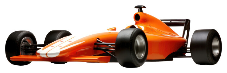 PNG Sleek orange race car design