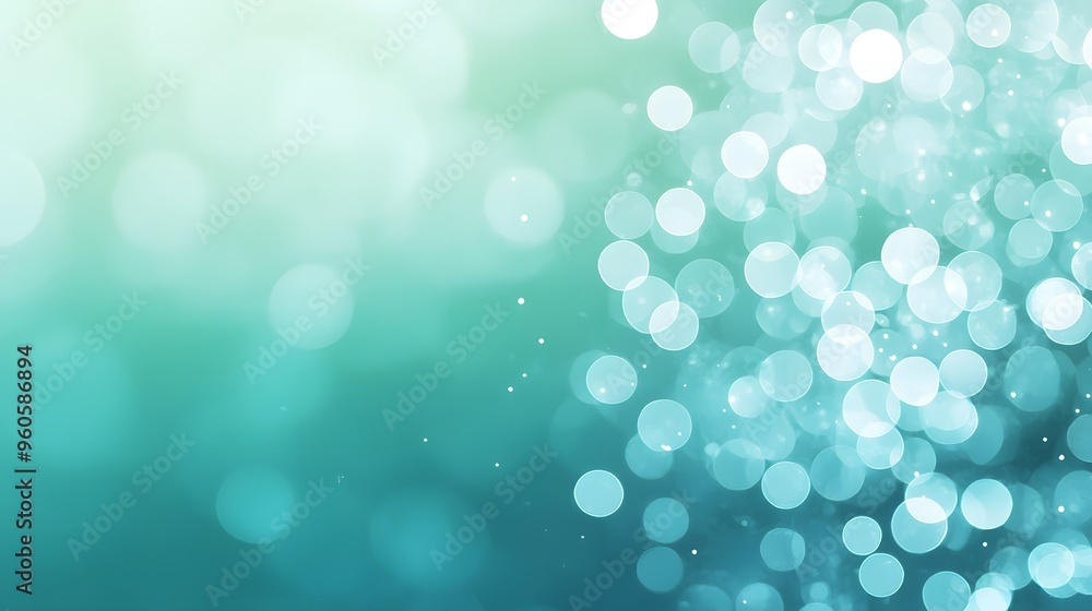 Poster abstract bokeh background