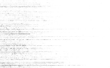 Obraz premium Grunge halftone gradient background distressed black texture. Dark grainy texture on white dust overlay textured. Grain noise particles. Rusted anime or manga style comic vector graphic illustration.