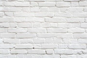 Fototapeta premium White grunge brick wall texture background 