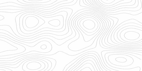 Modern curved line of contour map, geological contour map with geometric lines, Landscape geodesy topographic map background with curved abstract lines.