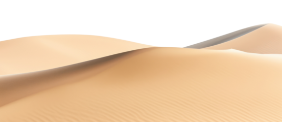 PNG Serene golden desert sand dunes