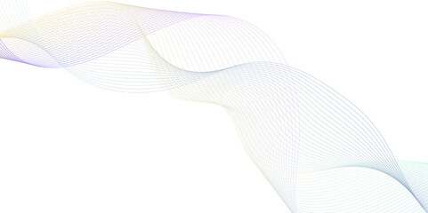 Modern and curved wave geometric line background, Abstract dynamic wave lines, technology line stripe isolated science digital flowing black line, Modern black lines of geometry with shapes.