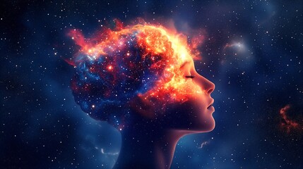 Cosmic Brain in Space &ndash; Abstract Visualization of Mind and Universe