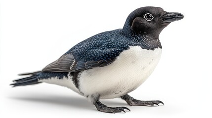 Fototapeta premium Penguin standing on a white background