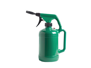 A vibrant green spray bottle designed for gardening and home use, ideal for watering plants or applying pesticides.