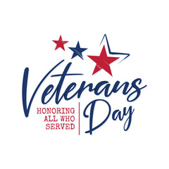Veterans Day vector concept background for web design