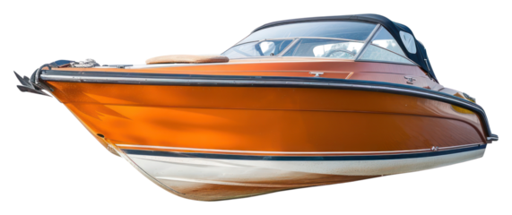 PNG Photo of speed boat vehicle boating white background.