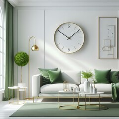 modern living room with sofa