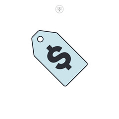 Price Tag, sale discount tag label icon symbol vector illustration isolated on white background