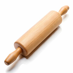 a rolling pin isolated on a white background