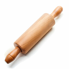 a rolling pin isolated on a white background