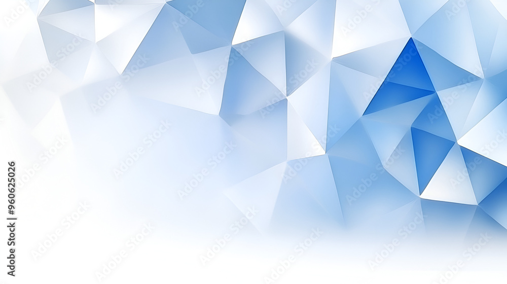Aufkleber abstract geometric blue pattern creating a cool and calming background for design projects or presen