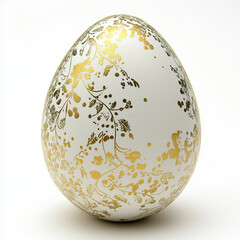 the eggs with gold texture 