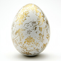 the eggs with gold texture 