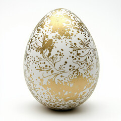 the eggs with gold texture 