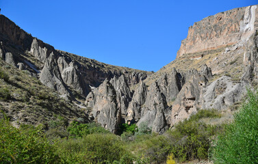 Located in Kayseri, Turkey, Soganli Valley is famous for its rock churches. Tokali, Secret, Domed, Karabas, Tahtali Churches are the most well-known ones.