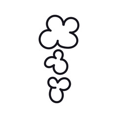 Single element of arrow in doodle school set. Hand drawn vector illustration for cards, posters, stickers and professional design.