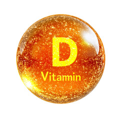 Vitamin D Capsule with Glossy Finish