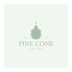 simple pine or fir tree logo,evergreen.for pine forest,adventurers,camping,nature,badges and business.vector