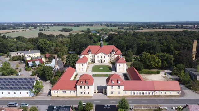Blick auf Hohenprie&szlig;nitz