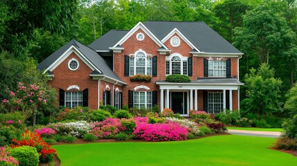 luxury house in the park