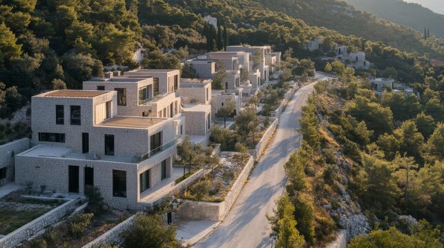 Fototapeta Zlarin's housing