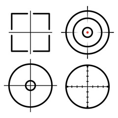 Focus Aim Target Crosshairs Set