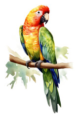 Fototapeta premium PNG Parrot animal bird creativity.