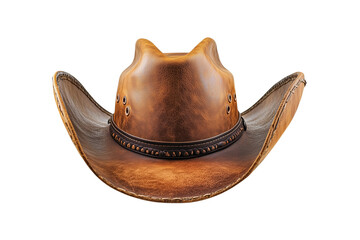 Cowboy hat isolated on a transparent background. PNG file.