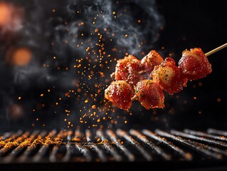 Bacon lollipops, a blend of sweet and savory, originated in the US