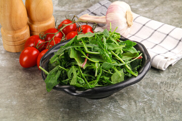 Arugula and spinach mix salad