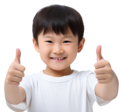 PNG  Kid smiling finger child.