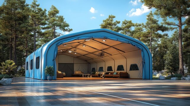 Sports tent for training