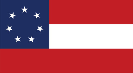 Flag of the Confederate States of America (March 1861 - May 1861)