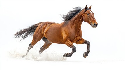 Fototapeta premium Working animal on a white background