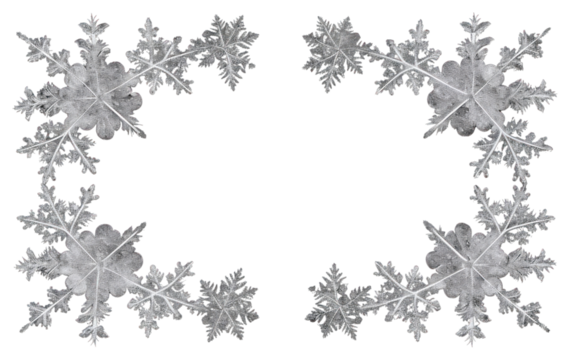 PNG Snowflake chandelier outdoors winter.