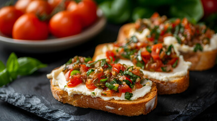 Gourmet Tapenade Crostini Mountain Retreat Ice