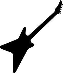 Guitar solid icon, flat icon