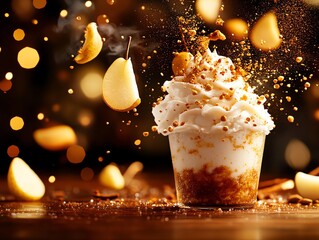 Frozen pear foam, a light and airy frozen pear creation, originates from Spain